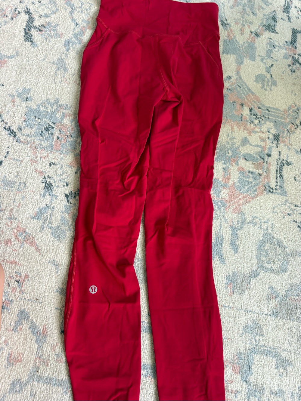 lululemon athletica Bright Red Performance Leggings - Picture 3 of 3